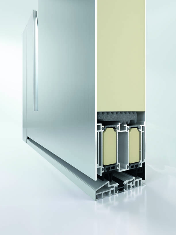 porte d'entée en aluminium Schüco AD UP 90.SI